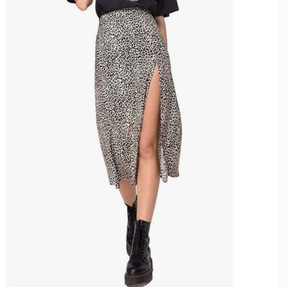 URBAN Romantics Brown A-Line Skirt